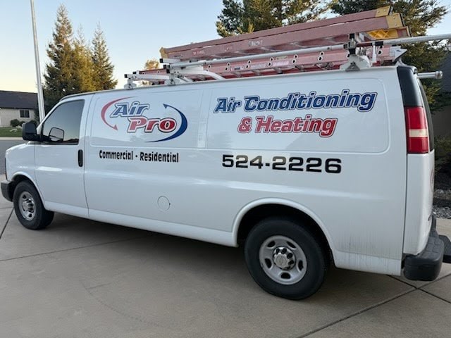 AirPro Heating and Air Conditioning service van